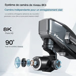 Charger l&#39;image dans la galerie, Drone  SkyRaptor – Caméra 8K HD, Double Objectif, Évitement d’Obstacles et Vol Intelligent
