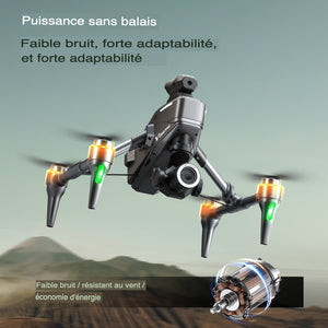 Drone  SkyRaptor – Caméra 8K HD, Double Objectif, Évitement d’Obstacles et Vol Intelligent